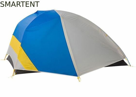 Acampada al aire libre Equipo para padres e hijos para 2 personas 210*180*110CM Cuatro temporadas impermeable 70D Ripstop Polyester doble capa tienda de trekking