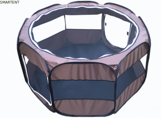 plegamiento portátil de la prenda impermeable de la tienda de la casa de perro de 600D Oxford grande para el 120X120X64cm al aire libre interior